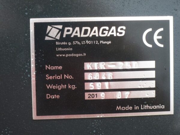 Padagas Kurottajan kauha 260cm 3.3m3 CAT - Image 10