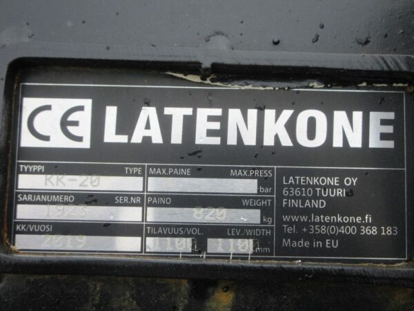 Laten Kuokkakauha 1100mm S70 - Image 10