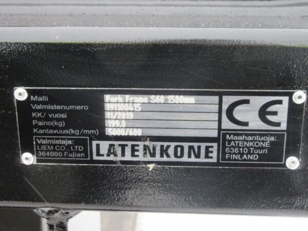 Laten Trukkipiikit 5ton 150/120cm S60 - Image 12