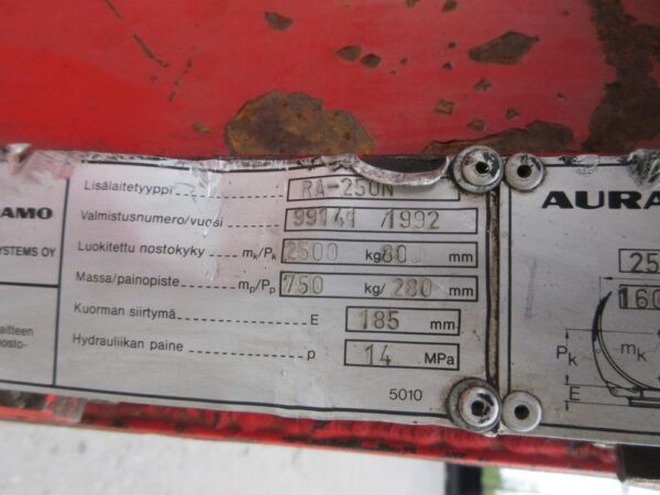 Auramo RA-250N Trukin rullapihti - Image 13
