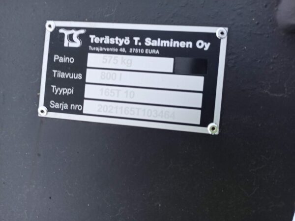 Terästyö Salminen Luiskakauha 1650mm NTP10 roto - Image 9