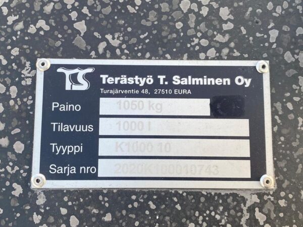 Terästyö Salminen Kuokkakauha 1100mm NTP10 kynsillä - Image 21