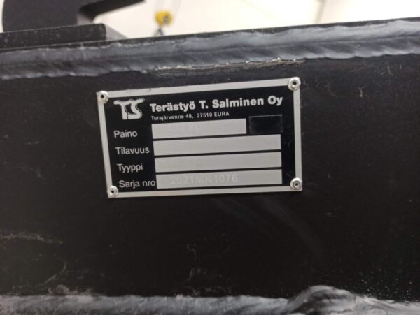 Terästyö Salminen Mätästyskauha takaterällä 400L NTP10 - Image 9