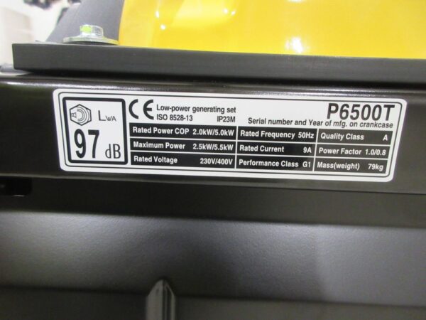 Atlas Copco P6500T AVR Generator - Image 9