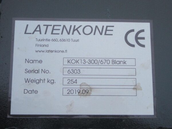 Laten Cable bucket 300-670 without coupling - Image 11