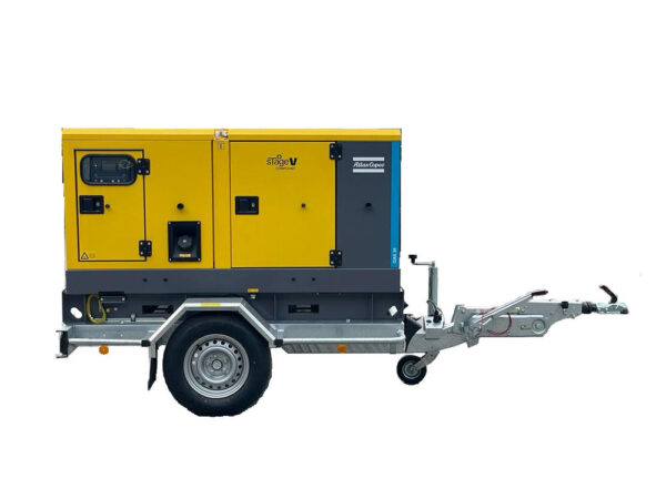 Atlas Copco QAS 30 50 Hz Generator StageV with trailer