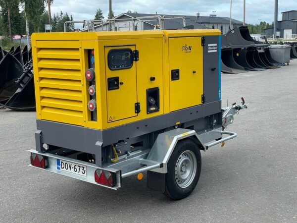 Atlas Copco QAS 30 50 Hz Generator StageV with trailer - Image 9