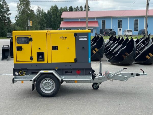 Atlas Copco QAS 45 50 Hz Generator StageV with trailer - Image 2