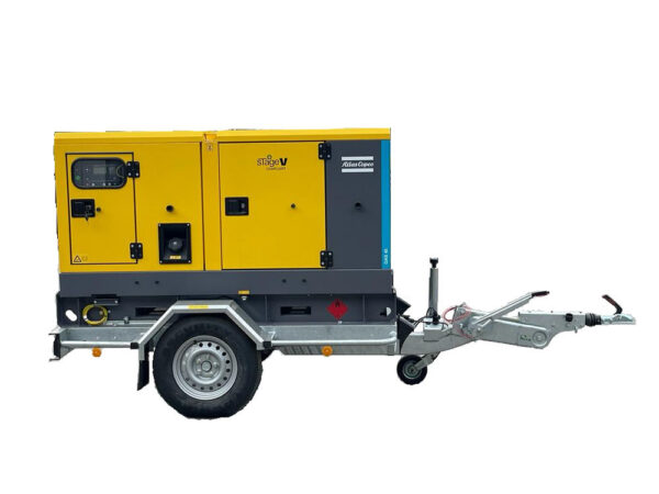 Atlas Copco QAS 45 50 Hz Generator StageV with trailer
