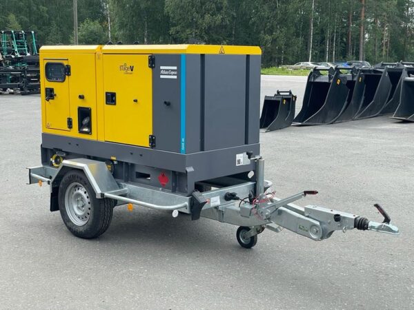 Atlas Copco QAS 45 50 Hz Generator StageV with trailer - Image 3