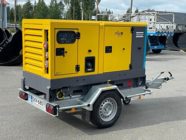 Atlas Copco QAS 45 50 Hz Generator StageV with trailer - Image 9