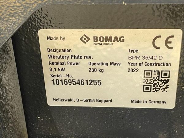 Bomag BPR35/42D tärylätkä renkailla - Image 18