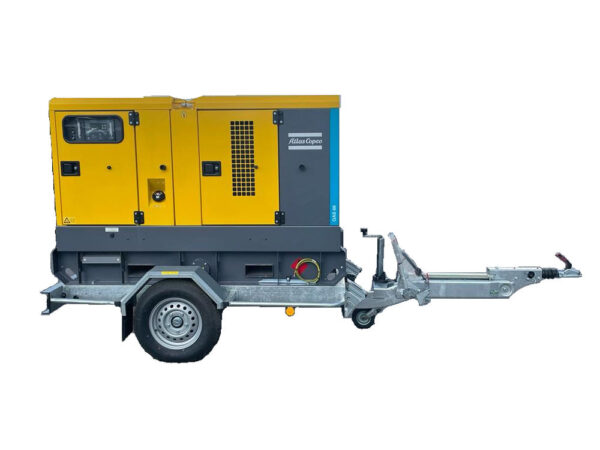 Atlas Copco QAS 60 50 Hz Generator StageV with trailer