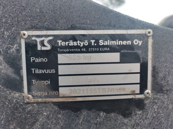 Terästyö Salminen Grading bucket 1550mm S70 Roto - Image 8