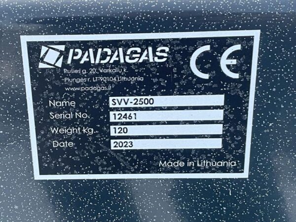 Padagas Lumilevy SVV-2500 250cm Euro - Image 14