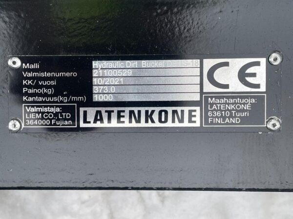 Laten Högtippande kopor 200cm för pallgafflar - Bild 11