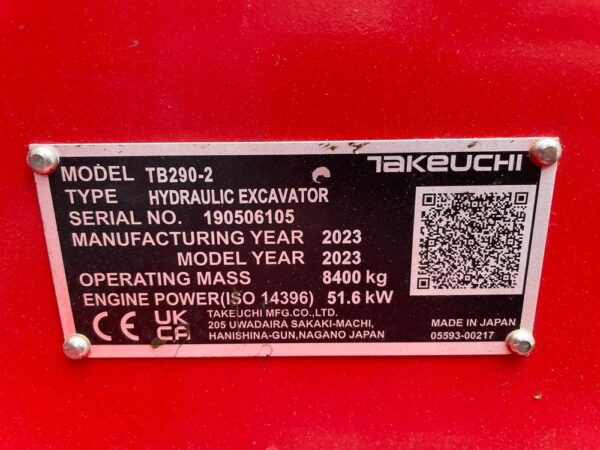 Takeuchi TB290-2 - Bild 20