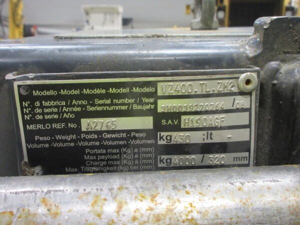 Merlo Hydraulinen vinssi 4000kg ID3316 - Image 12