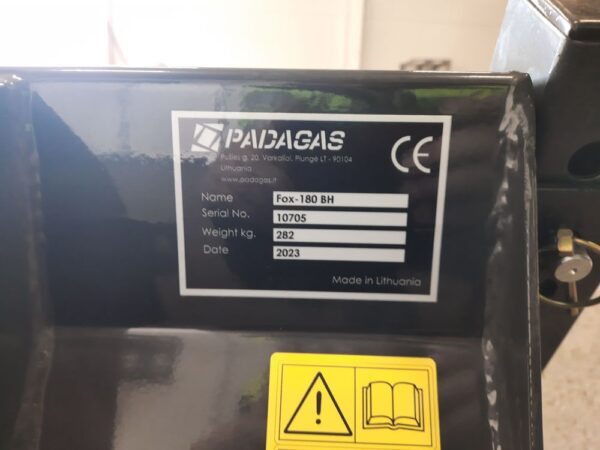Padagas Rotary sweeper FOX-180 Multi - Image 13