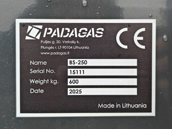 Padagas Kauhaharja BS-250 R - Image 16