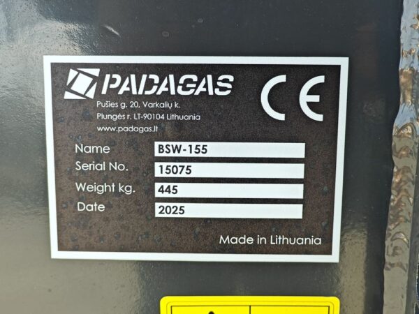 Padagas Bucket sweeper BS-155 R Water 12V - Image 19